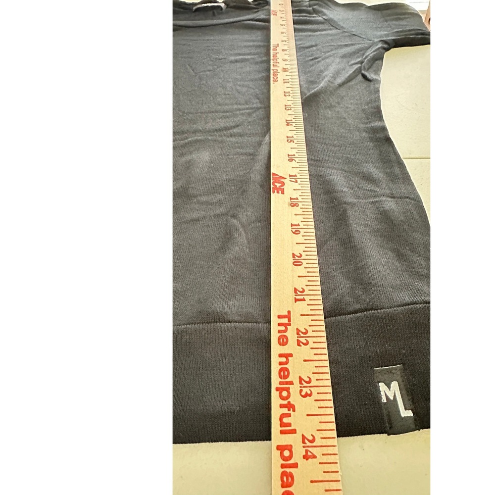 Michael Lauren Jeffrey Pullover Sweater Womens S Black Long Sleeve Scoop Neck - Picture 8 of 13